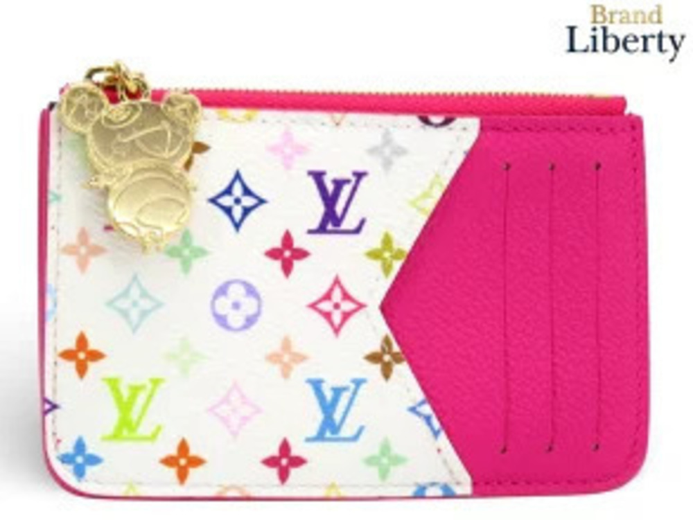 Louis Vuitton Monogram Multicolor Empreinte LV Porte Cartes Romy Panda Card Case